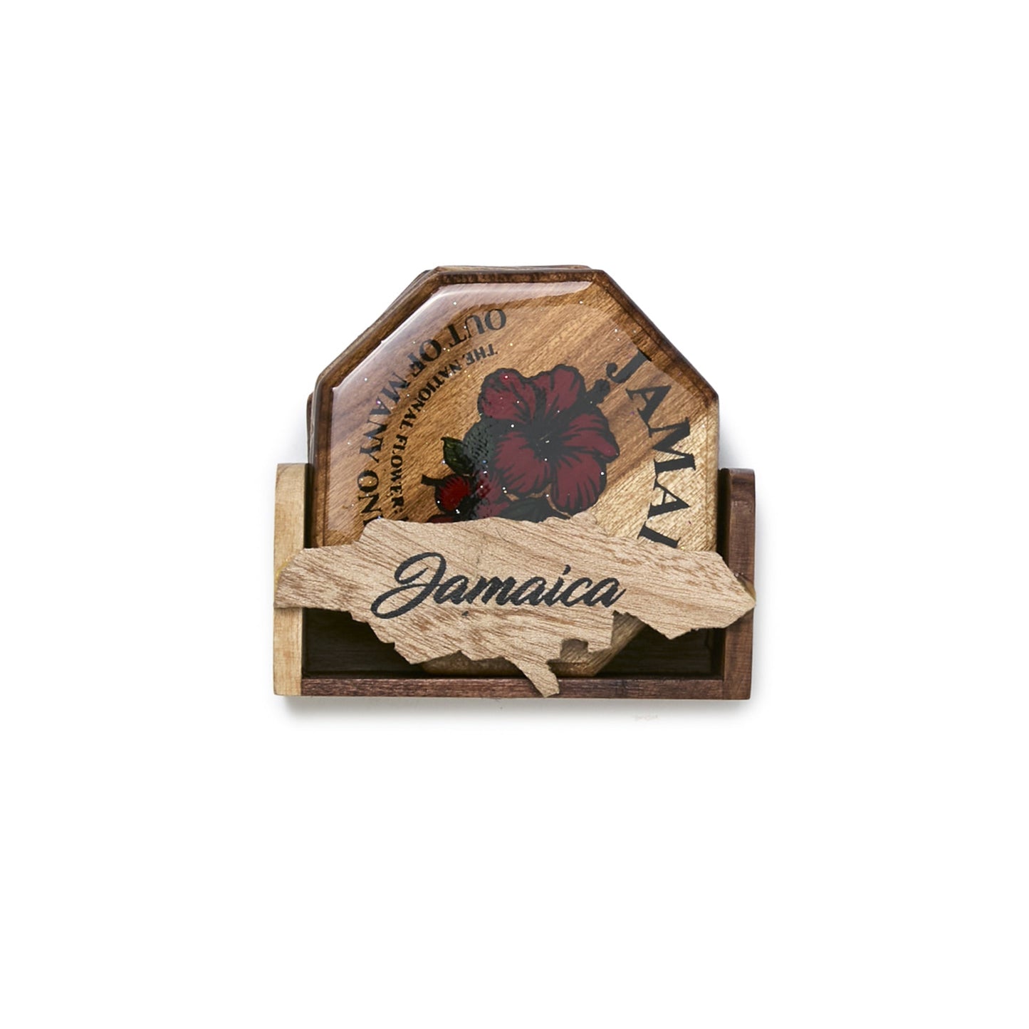 Jamaica "Out Of Many, One People" Coaster Set