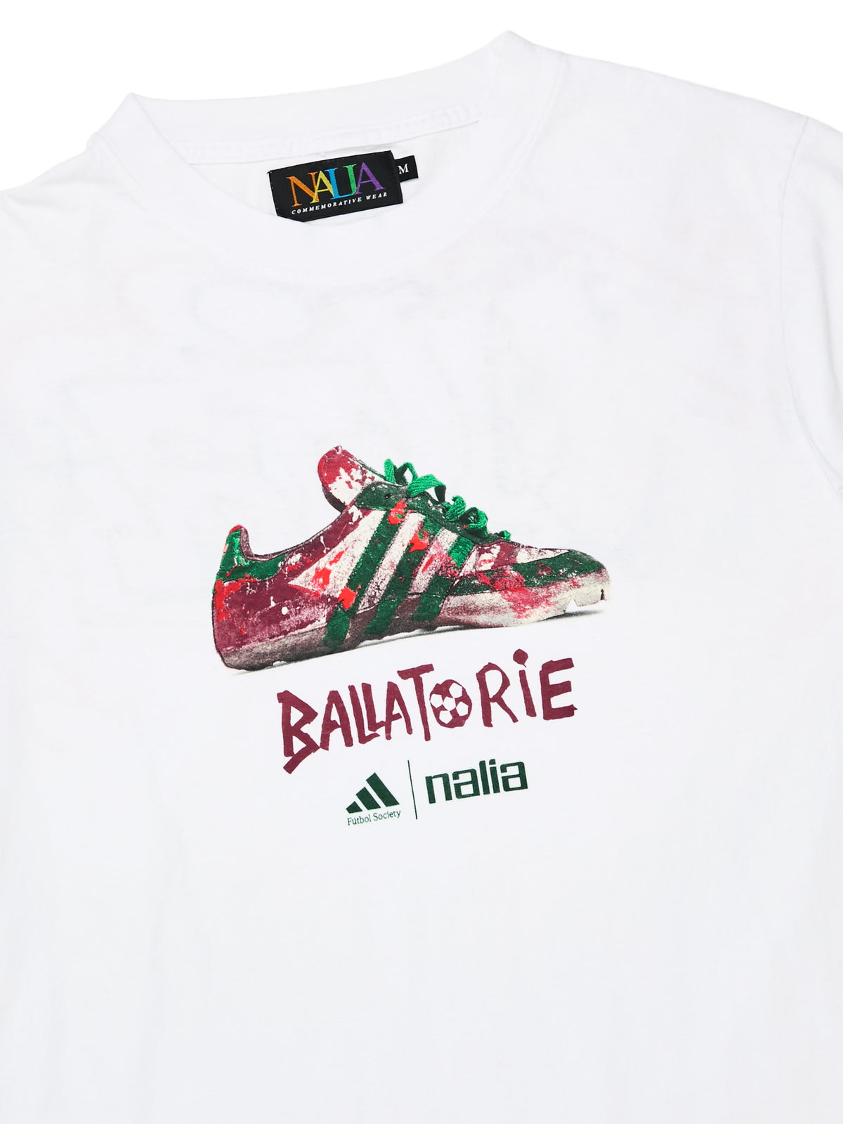 FAMOUS EDDIE'S BALLATORIE Samba T-shirt (White)
