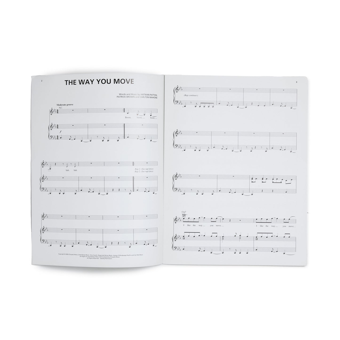 OutKast - The Way You Move Sheet Music