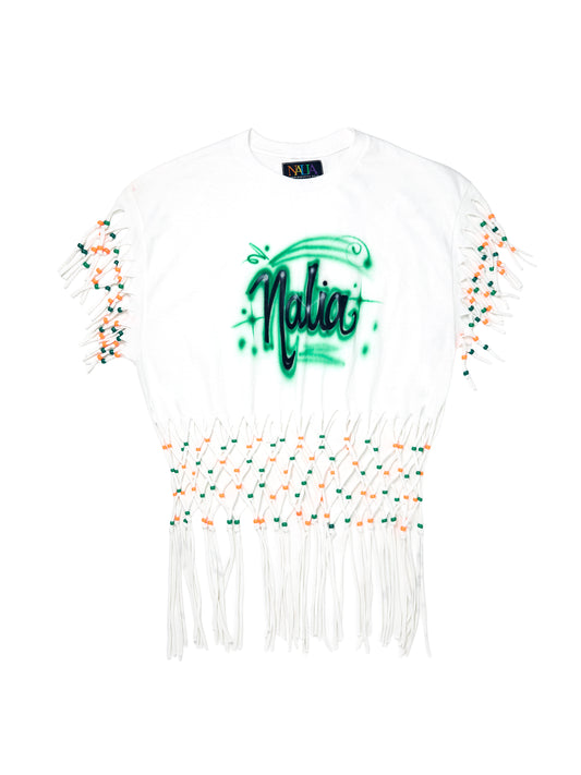 NALIA Airbrushed Calypso Tee (Green)