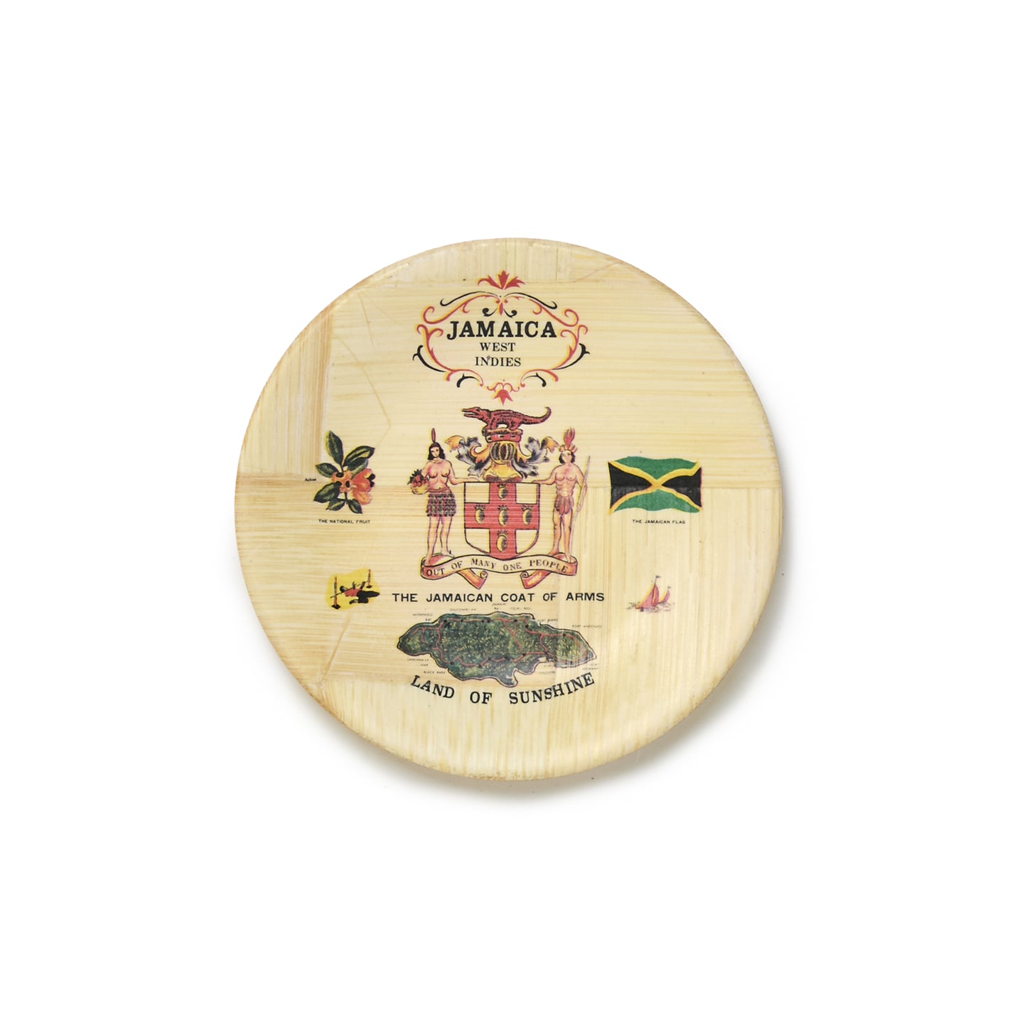 Jamaican Bamboo Coaster