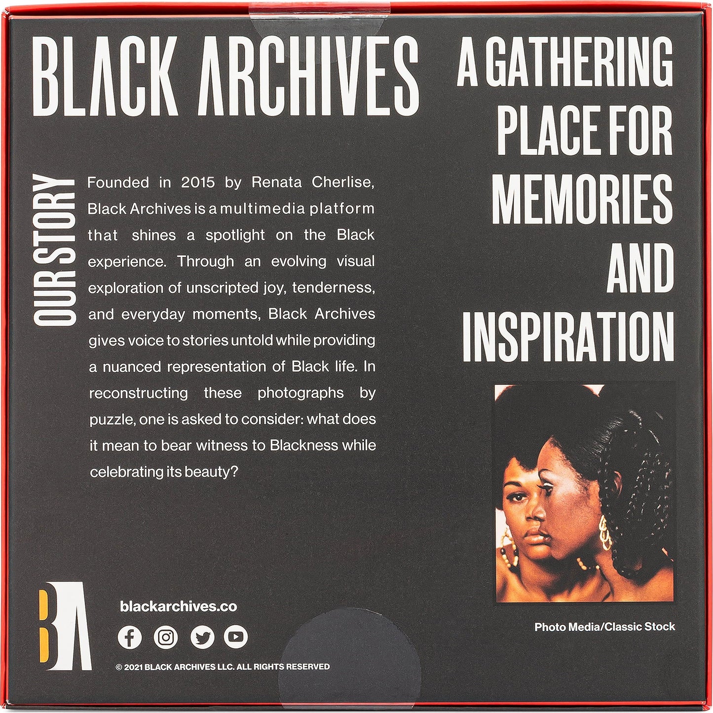 Black Archives Puzzle: Two Women, 1000pc.
