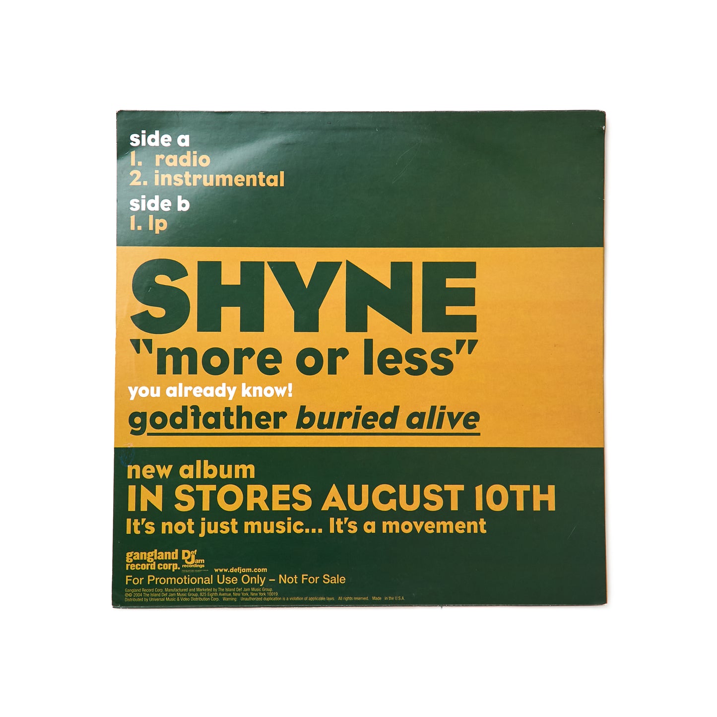 Shyne - More Or Less