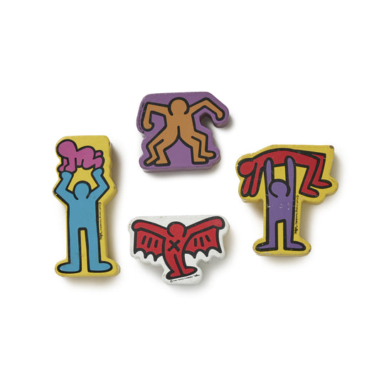 Keith Haring Wooden Figures Set